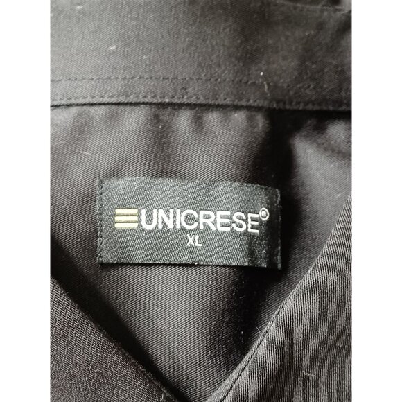 Unicrese XL Official Panama Canal Button Down Shirt Rank Captain Color Black - Picture 5 of 7